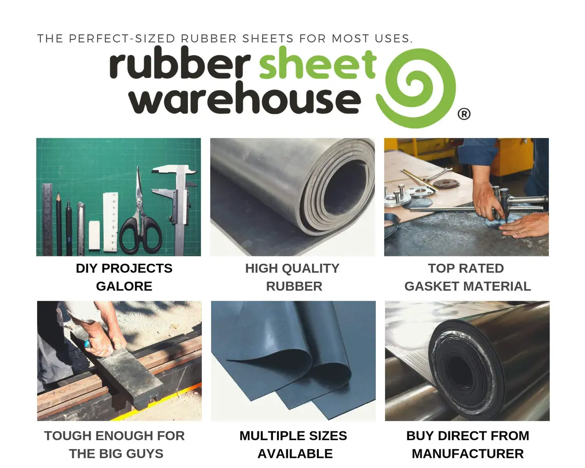 Rubber Sheet Warehouse Neoprene Rubber Sheet 3/32" x 3" x 10' (2.4mm x 76mm x 3.05m) | USA-Sourced Industrial Grade - view 2