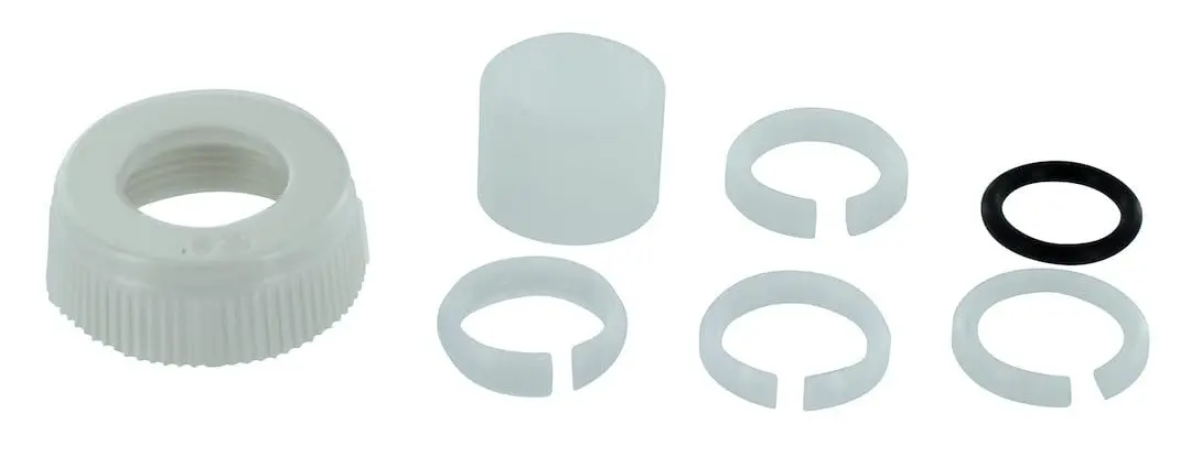 Valterra Spout Nut Kit, White, 1 Pack | Swiss Quality RV Toilet Spare Part - main product image