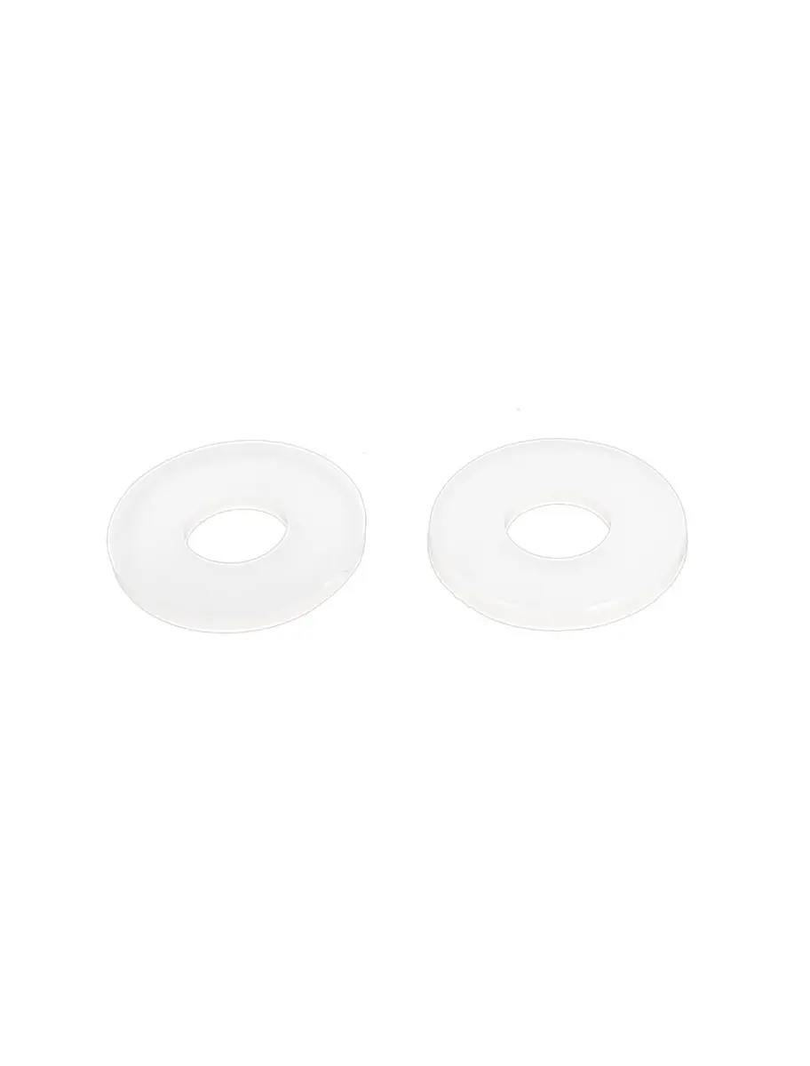 uxcell Nylon Flat Washers 10mm OD 4mm ID 1mm Thickness | Water Hose & Faucet Seal - view 2