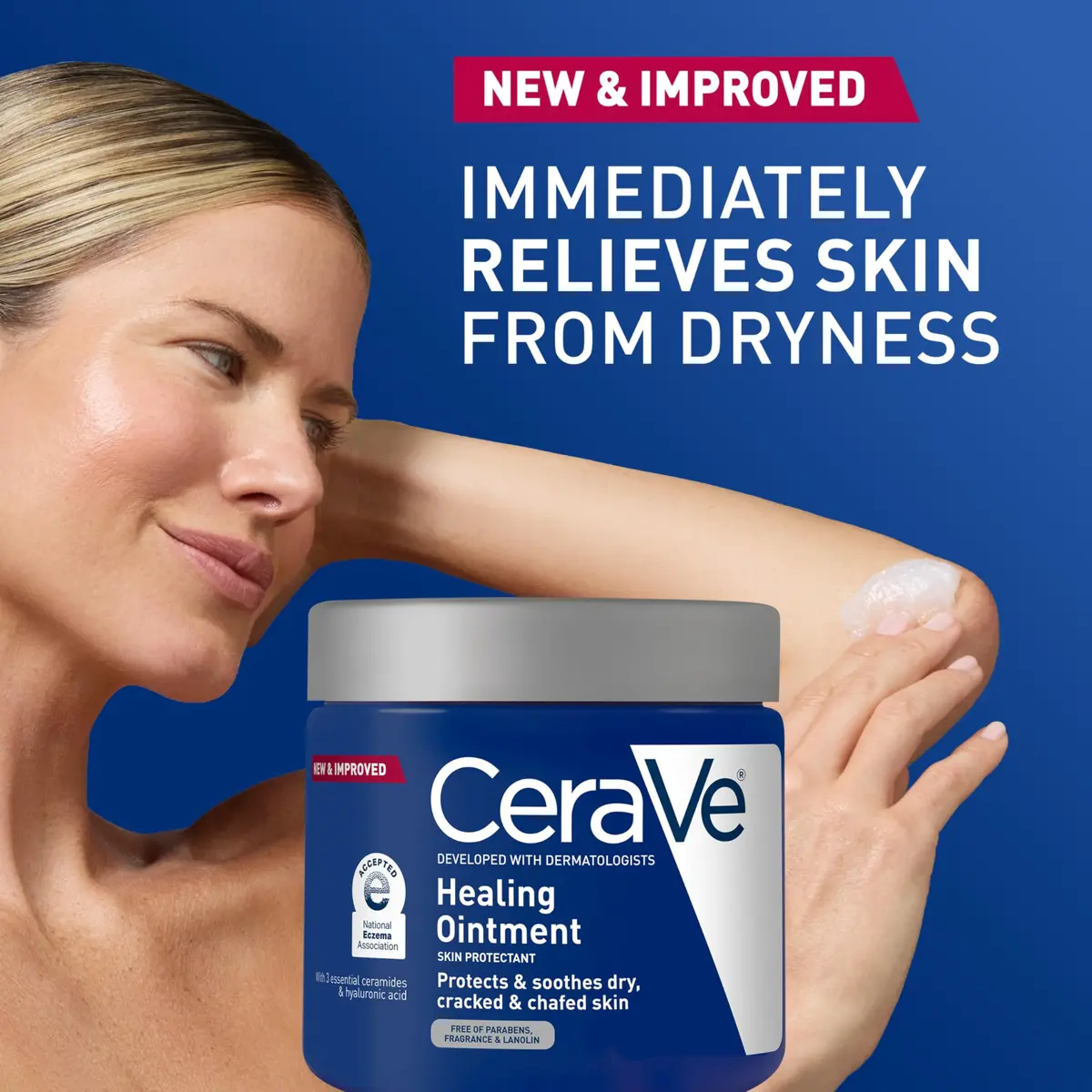 CeraVe Healing Ointment 12oz | Skin Protectant for Dry & Eczema-Prone Skin - view 4