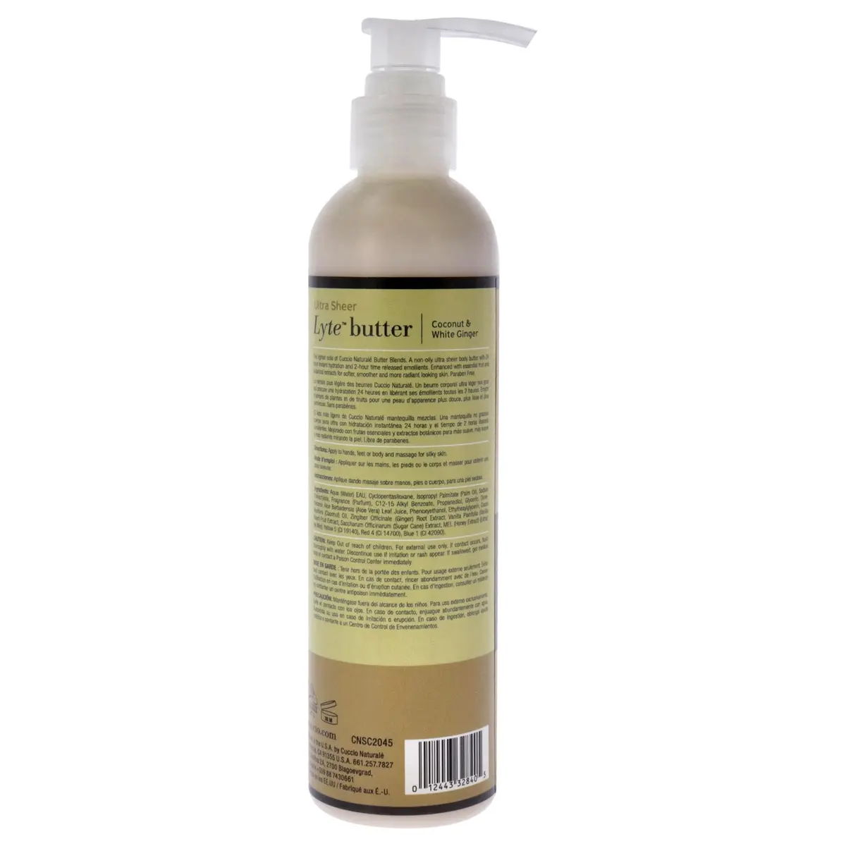 Cuccio Lyte Ultra-Sheer Body Butter 8 Oz | Deep Hydration & Replenishing Moisturizer - view 2