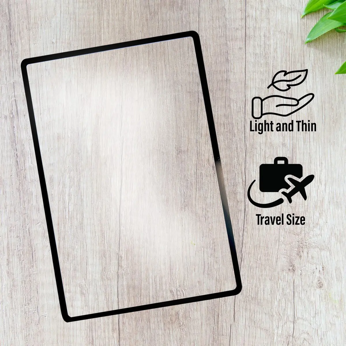 MagniPros Premium 3X (300%) Page Magnifying Fresnel Lens 4.5" x 7" | Ideal for reading small prints & low vision aids - view 4