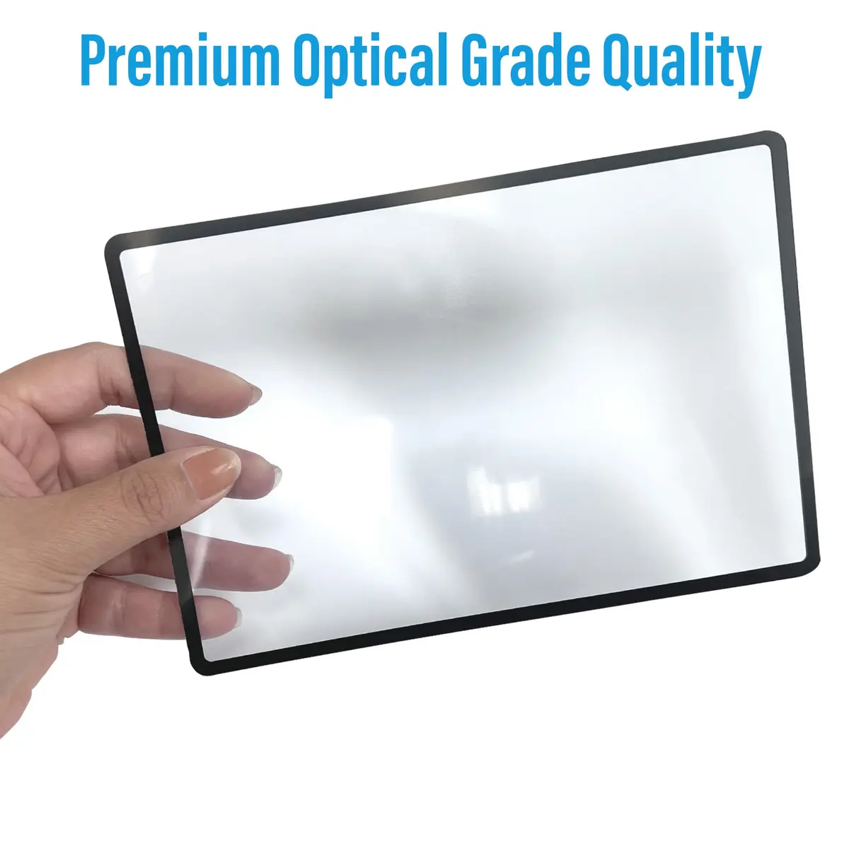 MagniPros Premium 3X (300%) Page Magnifying Fresnel Lens 4.5" x 7" | Ideal for reading small prints & low vision aids - view 6