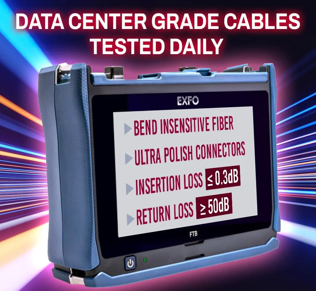 FCD LC-ST OM4 Fiber Patch Cable - 0.5M | 10Gb Duplex Multimode, 50/125µm, LC-ST Connectors - view 4