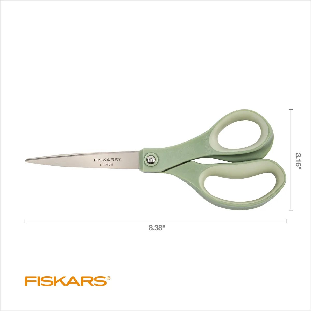 Fiskars 8” SoftGrip Titanium All Purpose Scissors for Office, 3-Pack | Heavy-Duty, Comfortable, Sharp - view 5
