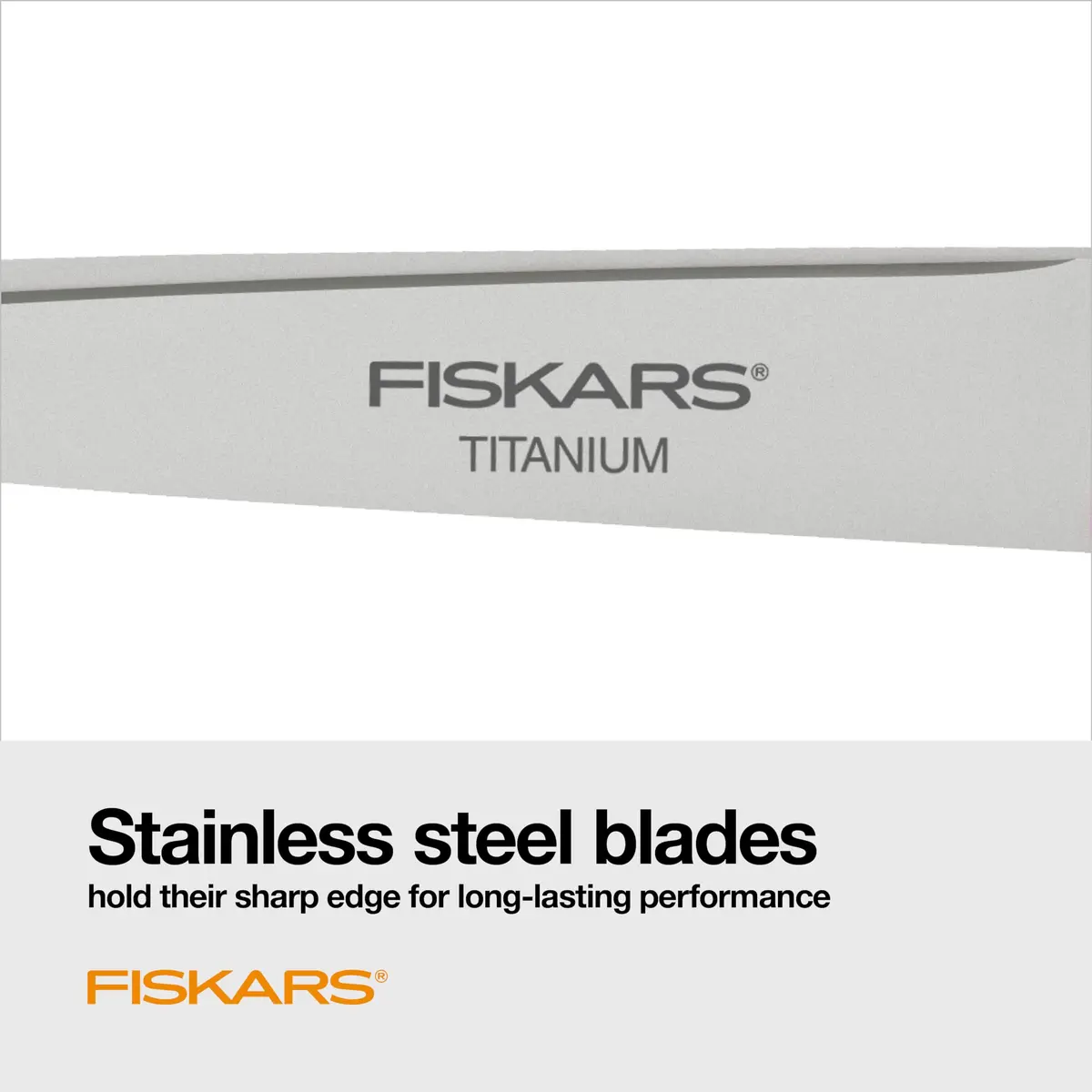 Fiskars 8” SoftGrip Titanium All Purpose Scissors for Office, 3-Pack | Heavy-Duty, Comfortable, Sharp - view 4