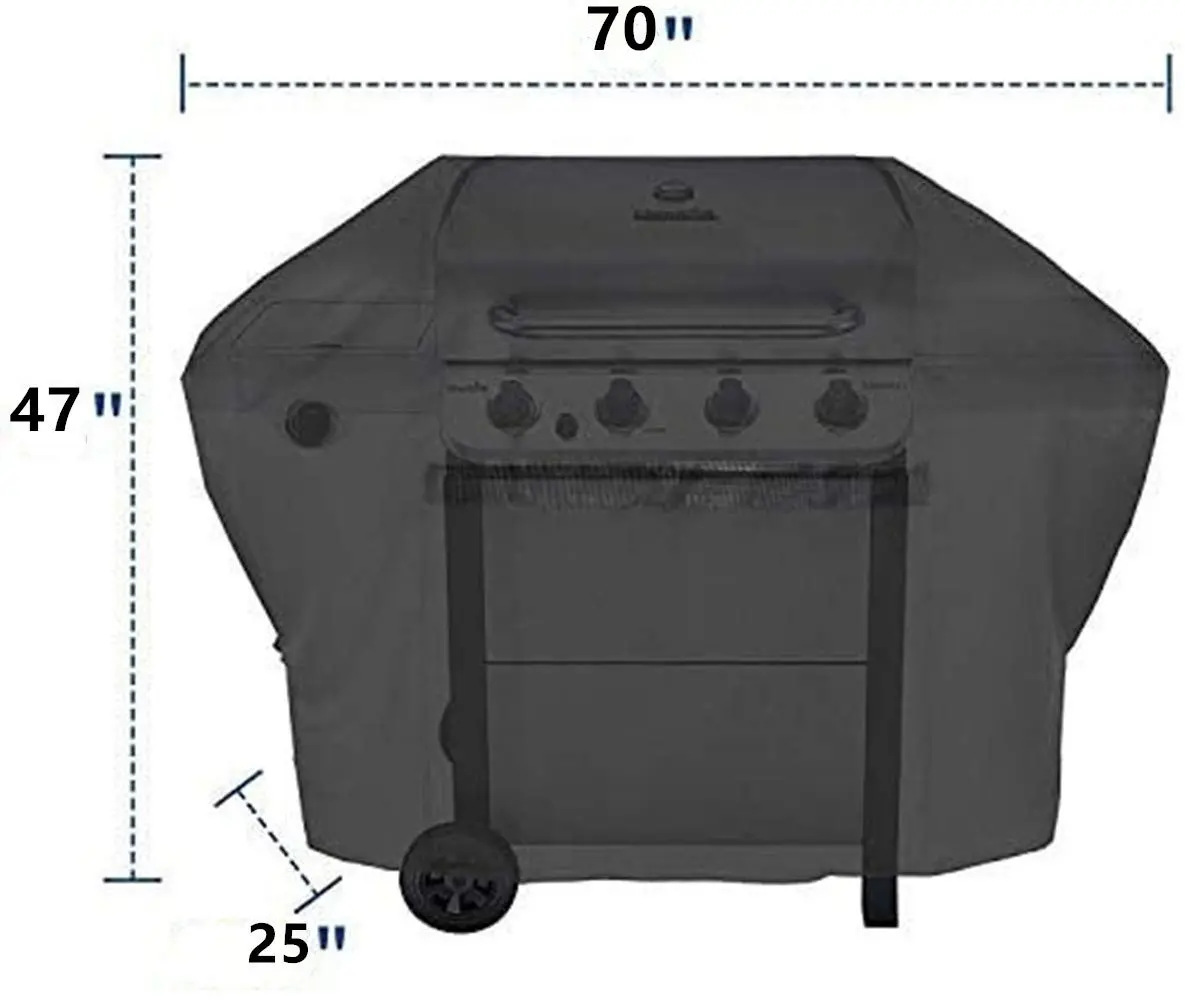 iCOVER 70 Inch Heavy-Duty Waterproof Grill Cover | Fits Weber, Char-Broil, Dyna-Glo & More - view 5