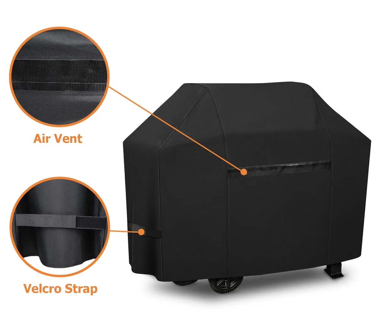 iCOVER 70 Inch Heavy-Duty Waterproof Grill Cover | Fits Weber, Char-Broil, Dyna-Glo & More - view 4