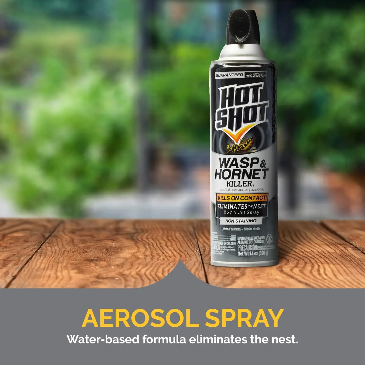 Hot Shot Wasp & Hornet Killer Aerosol Spray 496 ml (17.5 Fl Oz) 12-Pack | Kills Wasps, Hornets, Yellow Jackets & More on Contact - view 6