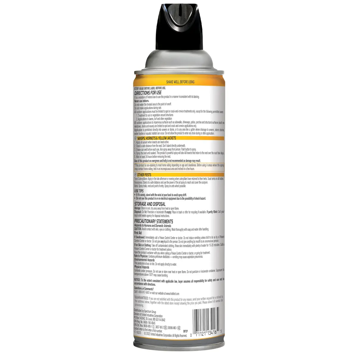 Hot Shot Wasp & Hornet Killer Aerosol Spray 496 ml (17.5 Fl Oz) 12-Pack | Kills Wasps, Hornets, Yellow Jackets & More on Contact - view 7
