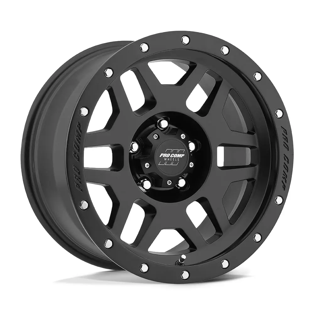 PRO COMP PHASER 18X9 5X150 5.47 12mm Satin Black Wheel | High-Strength Alloy for Trucks & SUVs - main product image