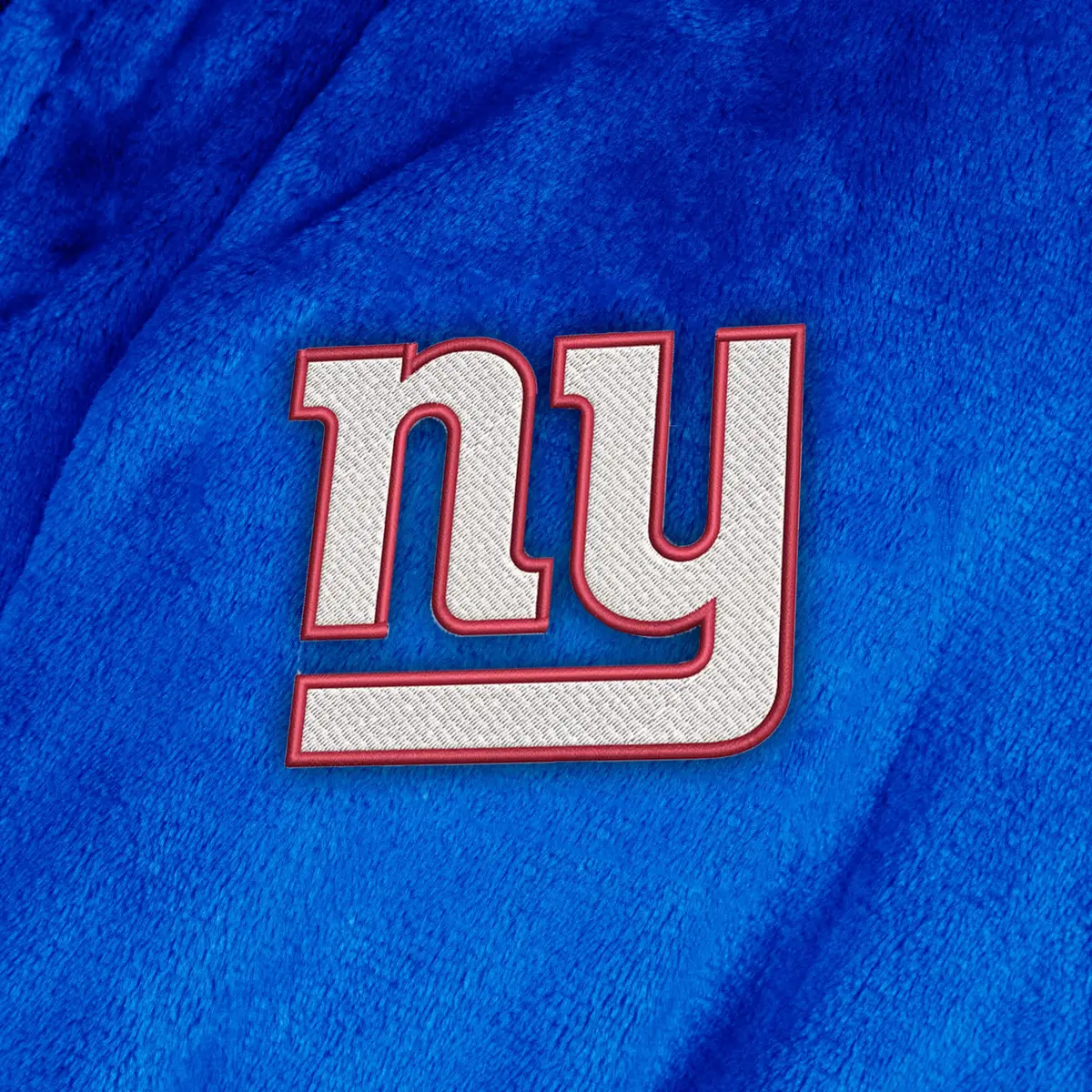 Northwest NFL New York Giants Adult Unisex Silk Touch Bathrobe Large/X-Large | Officially Licensed Fan Lounge Wear - view 5