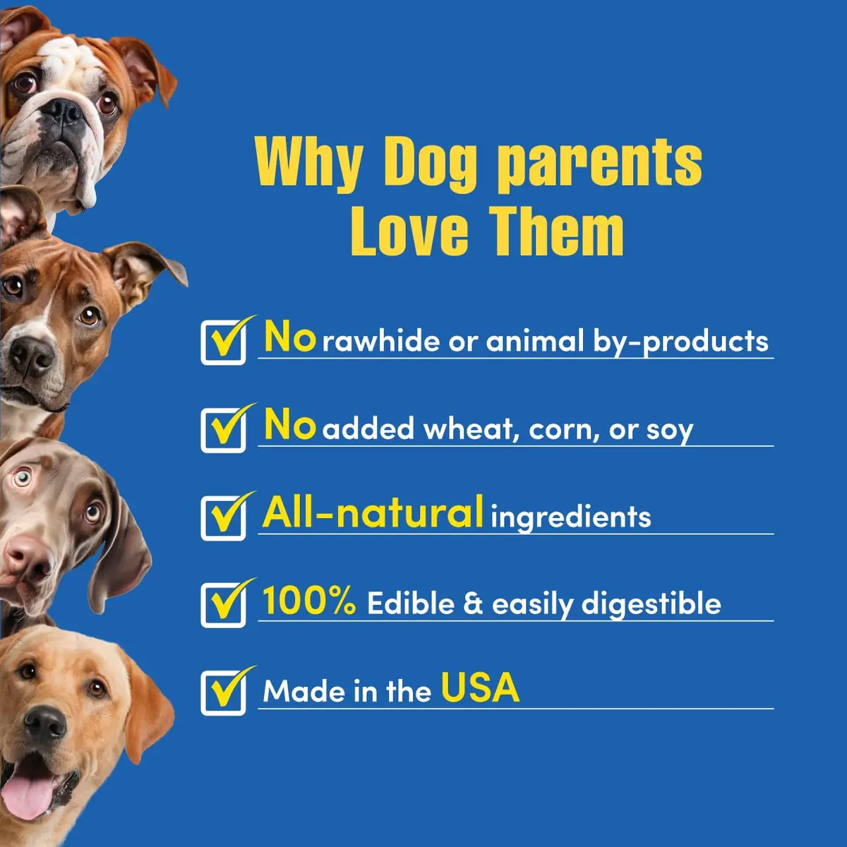 N-Bone Quado Edible Dog Chew Peanut Flavor | Organic Interactive Bone for Oral Health - view 2