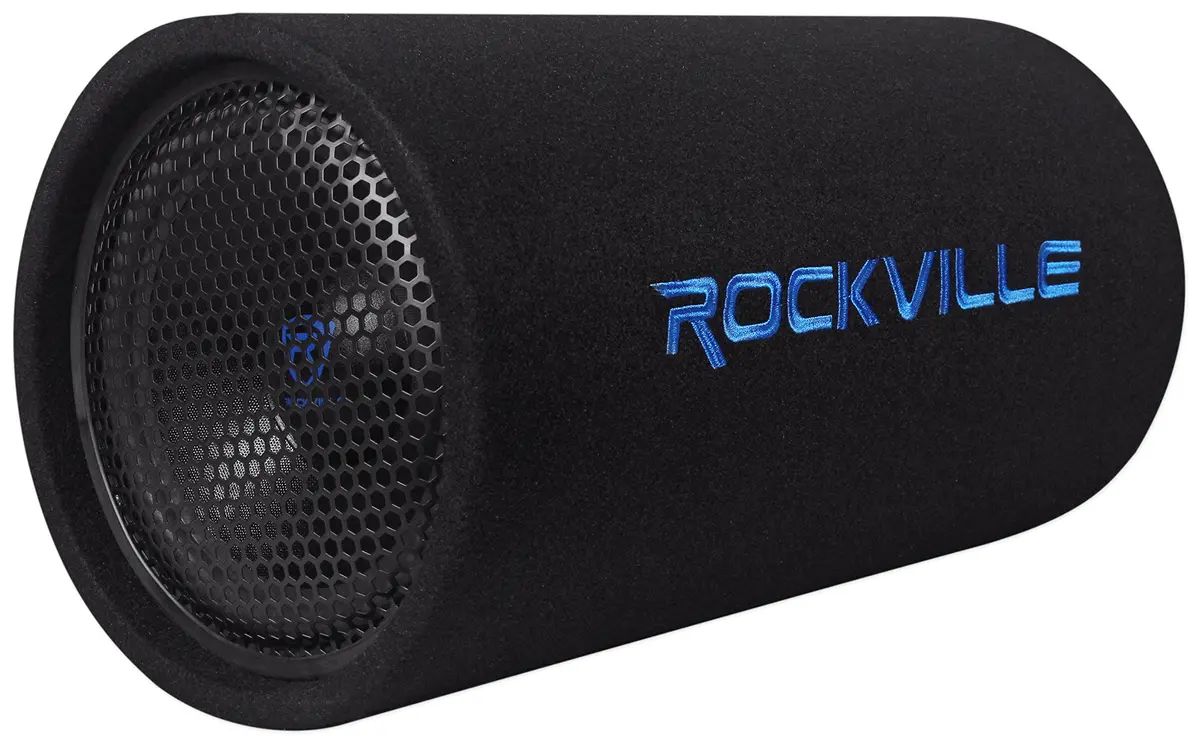 Rockville RTB10A 10" Powered Subwoofer Bass Tube with RWK10 Amp Kit | 500W RMS, Car Audio - view 2