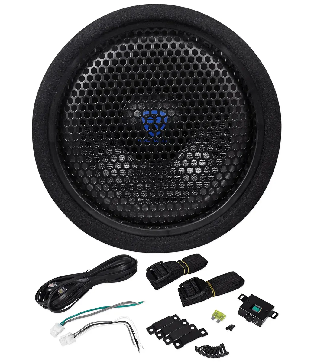 Rockville RTB10A 10" Powered Subwoofer Bass Tube with RWK10 Amp Kit | 500W RMS, Car Audio - view 3