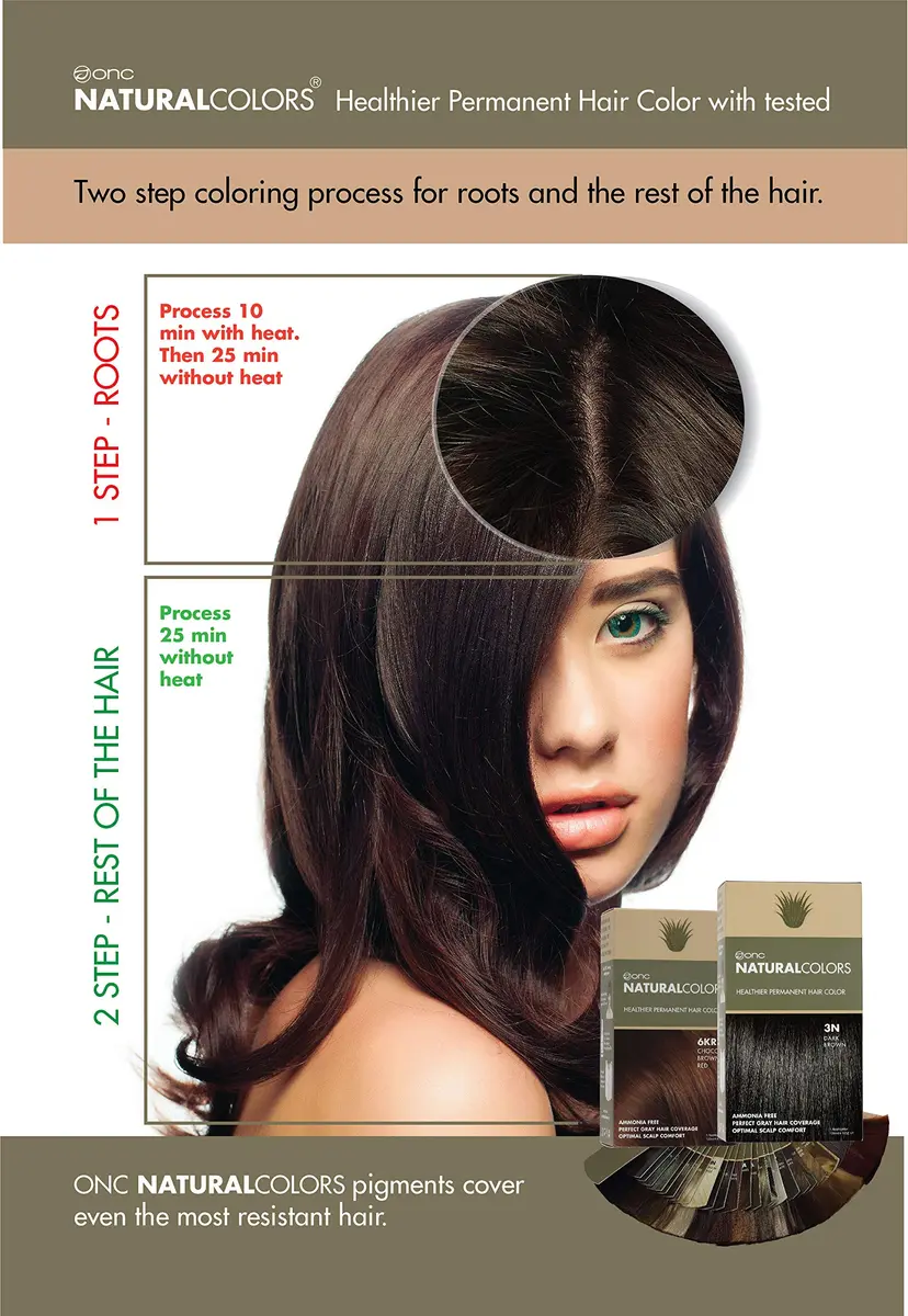 ONC NATURALCOLORS 8N Light Blonde Hair Dye 120 mL | Organic, Ammonia-Free, Gray Coverage - view 6