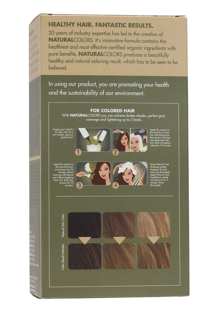 ONC NATURALCOLORS 8N Light Blonde Hair Dye 120 mL | Organic, Ammonia-Free, Gray Coverage - view 2