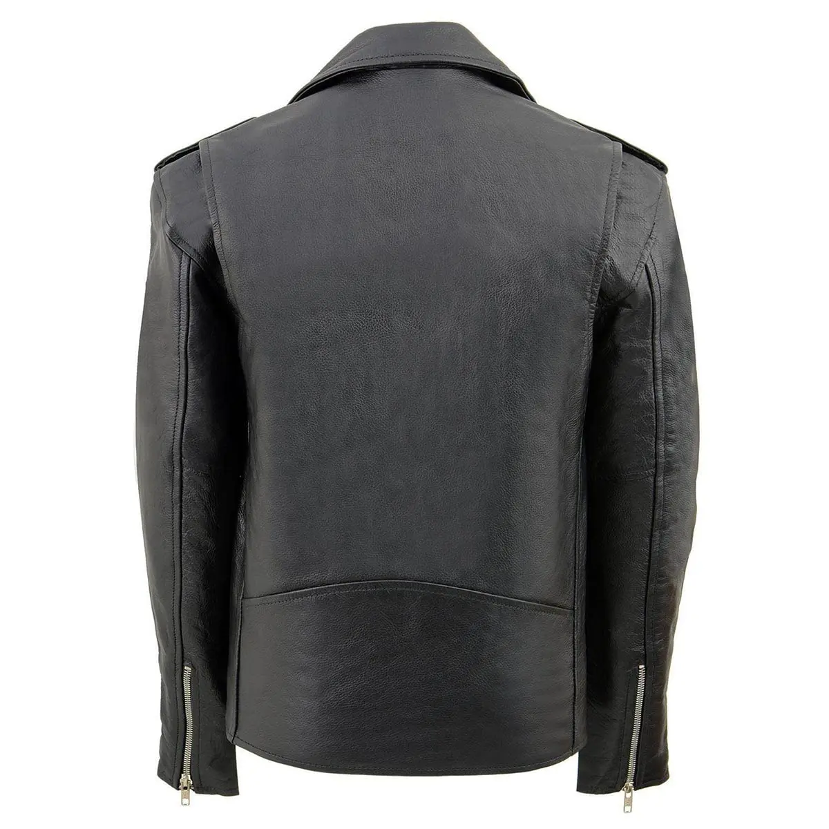 Milwaukee Leather Boys' Motorcycle Jacket Size 34 | Classic Black Leather Youth Riding Gear - view 2