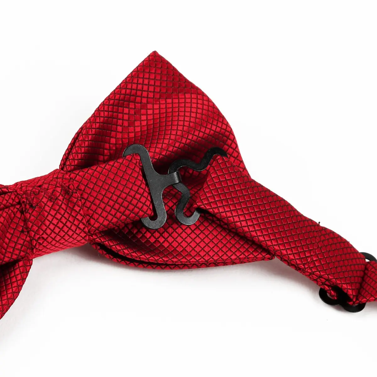 Alizeal Mens Solid Mini Squares Formal Bow Tie 12cm x 7cm Adjustable Neck 28-50cm - view 5