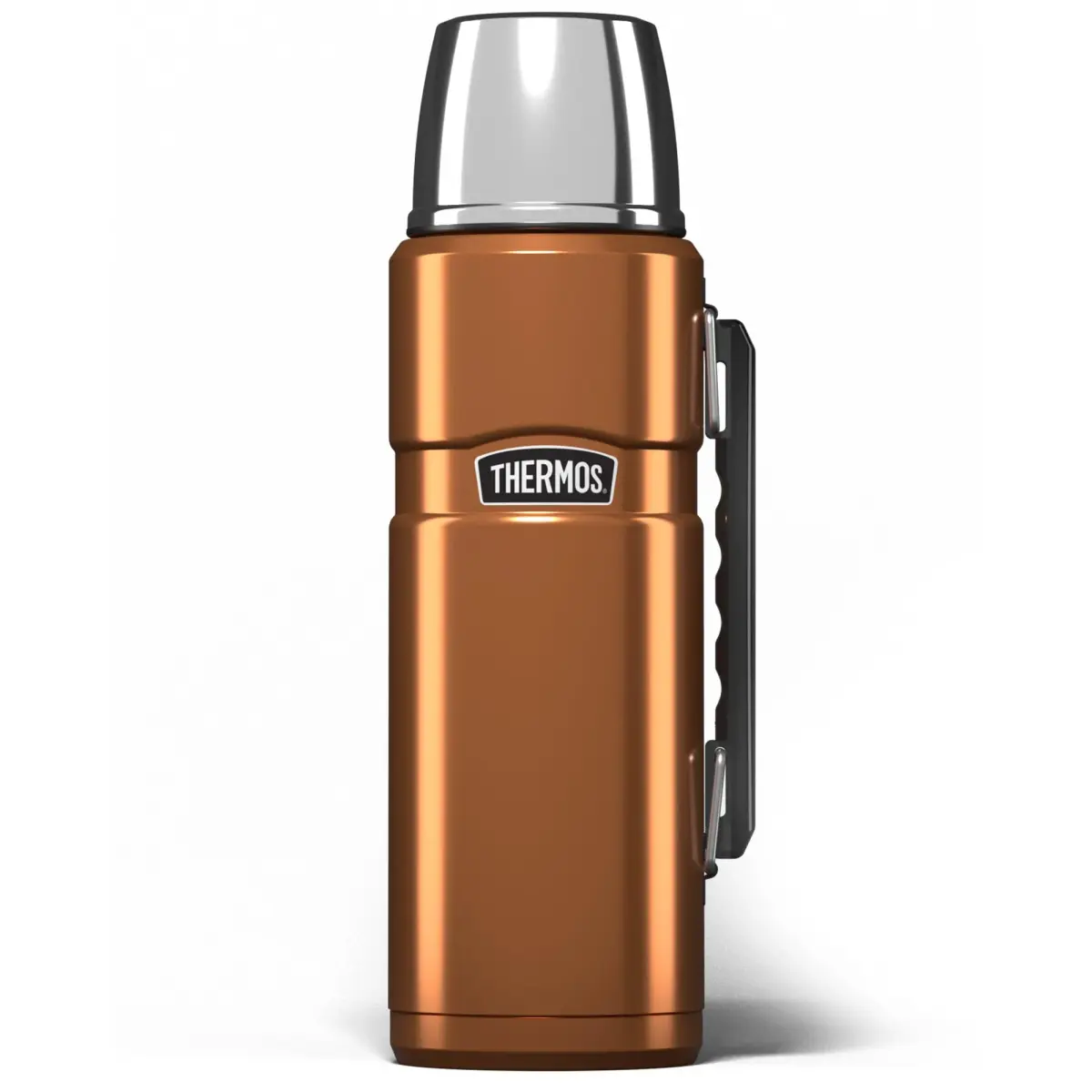Thermos Stainless King Gunmetal 40.6 Oz Travel Flask | 24 Hrs Hot, 24 Hrs Cold - main product image