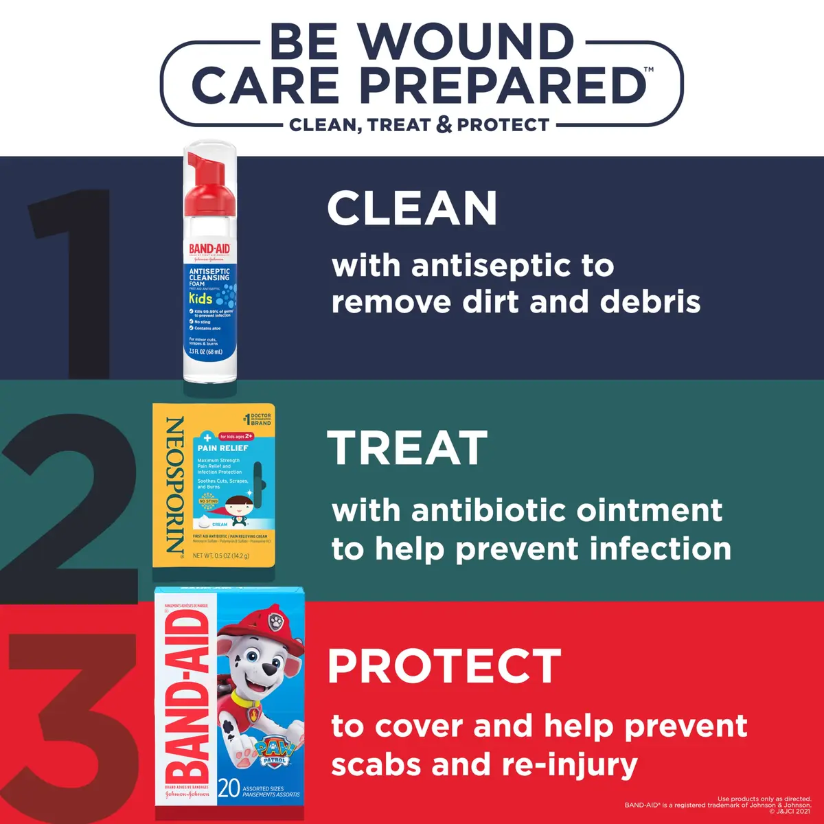 Band-Aid Adhesive Bandages Paw Patrol 20 Ct | Kids' Fun Wound Care Assorted Sizes - view 6
