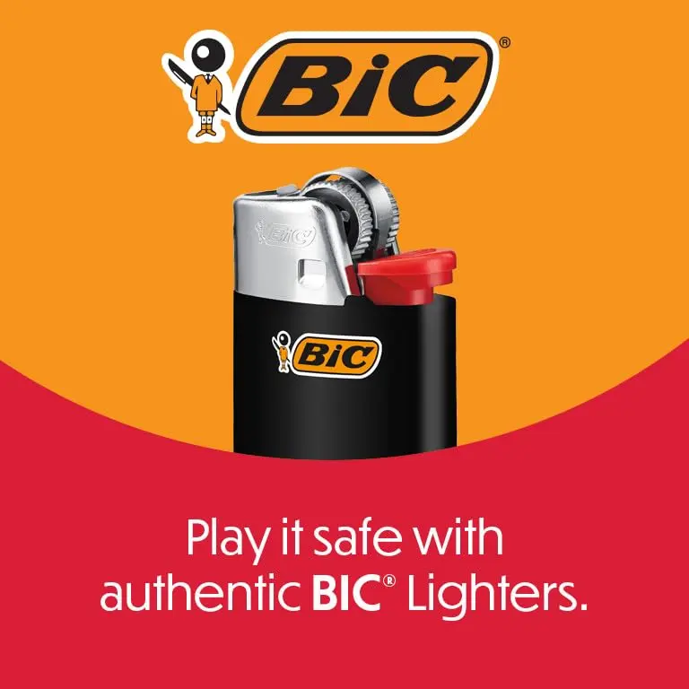 BIC Pocket Lighter Special Edition Favorites Collection Assorted Designs 50 Count | Long-lasting, Child-Resistant, Unique Styles - view 4