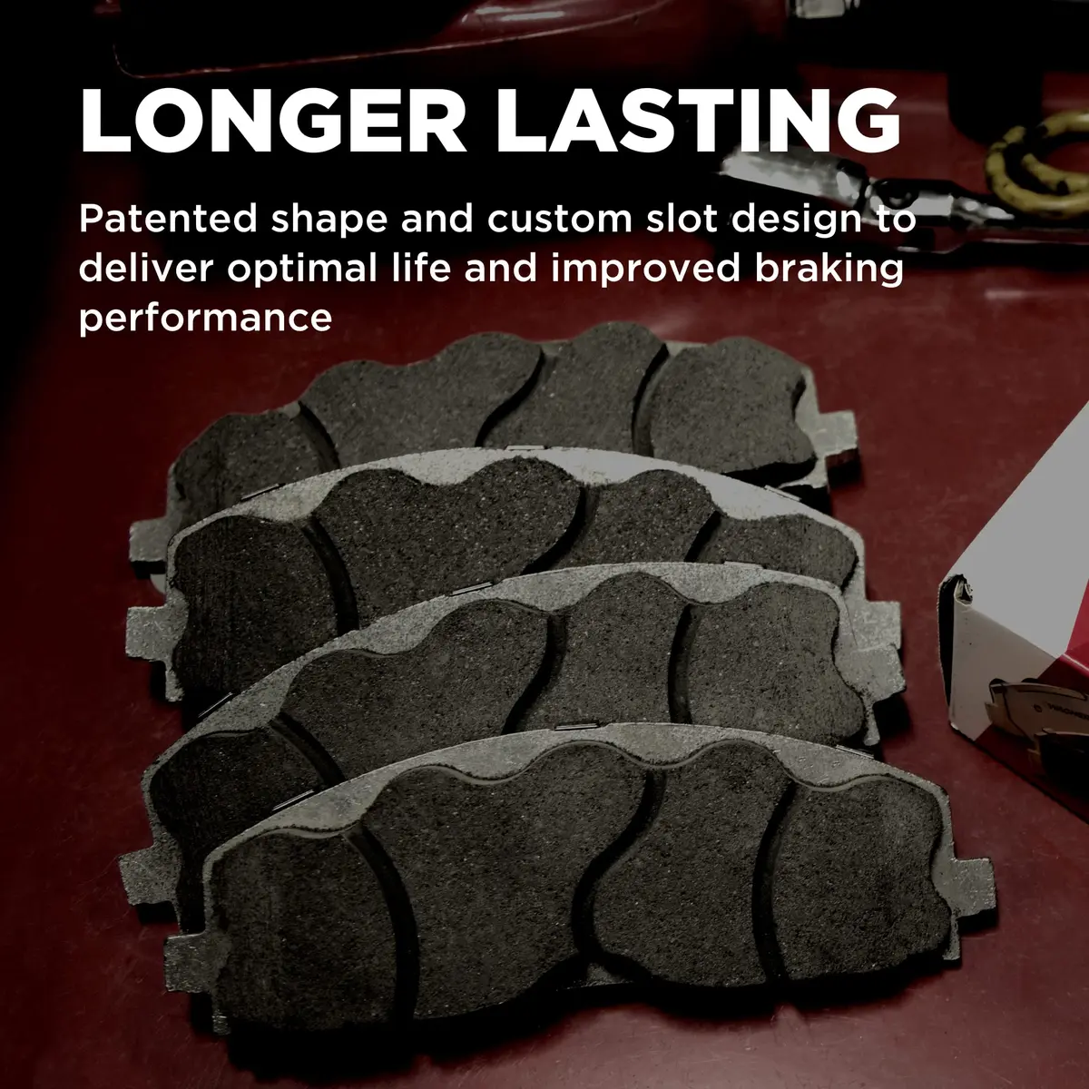Wagner OEX785 Disc Brake Pad Set Premium Ceramic | Longer Life & Cooler Operation - view 3
