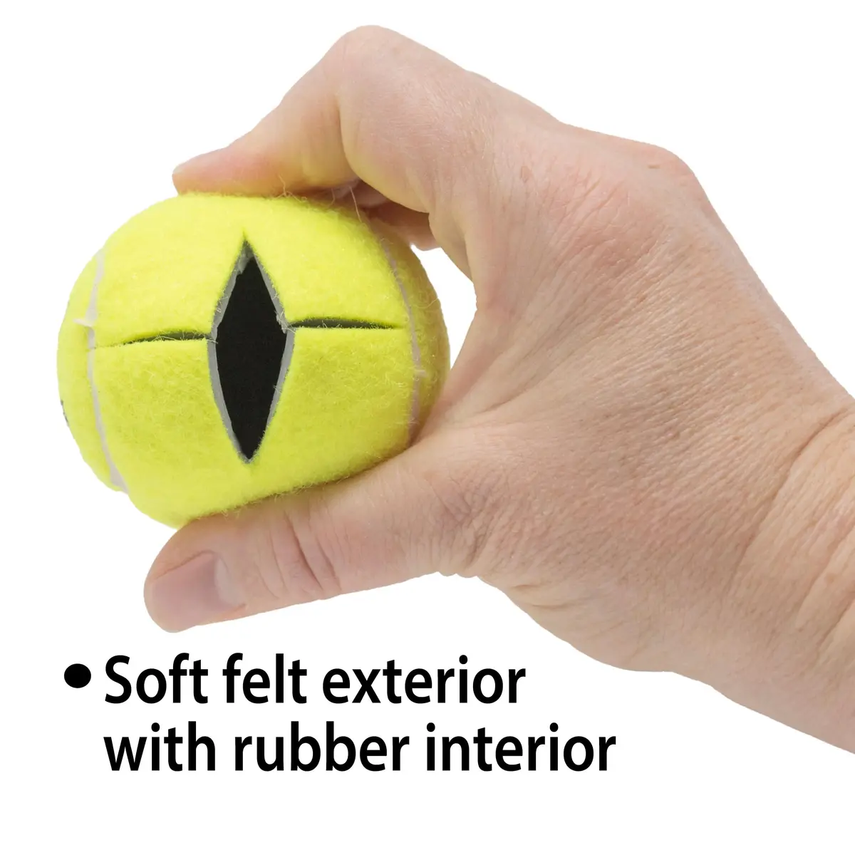 Top Glides Precut Walker Tennis Ball Glides - Yellow - 2 Pairs | Durable Rubber Replacement for Walkers - view 2