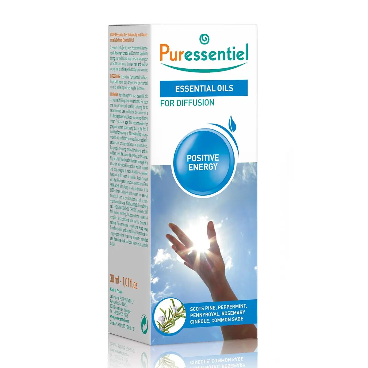 Puressentiel Organic Eucalyptus Radiata Essential Oil 0.3 oz | Pure, Organic, No Solvents - view 2