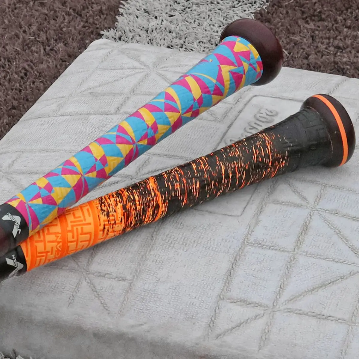 Vulcan 1.75mm Bat Grip for Baseball & Softball | Optic Yellow | 1.75mm (Standard) - view 3