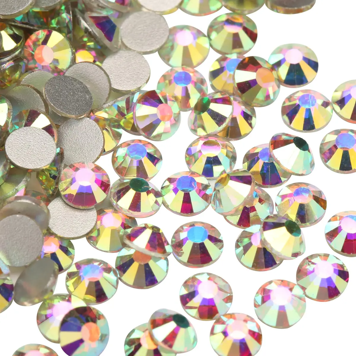 Jollin Crystal Flatback Rhinestones Gems for Crafts 3.2mm SS12 | Sparkly Glass Embellishments - main product image
