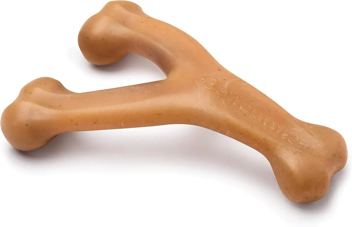 Benebone Wishbone Durable Dog Chew Toy Large Real Chicken Flavor | Tough Nylon for Aggressive Chewers - main product image