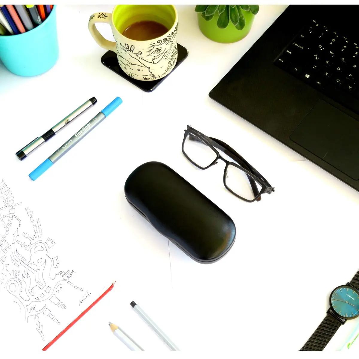 MyEyeglassCase Glasses Case Hard Shell for Small - Medium Frames | Stylish & Protective - view 7