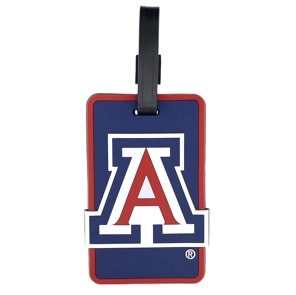 aminco NCAA Arizona Wildcats Soft Bag Tag | Laser Cut Silicone Team Logo (2 inches) - main product image