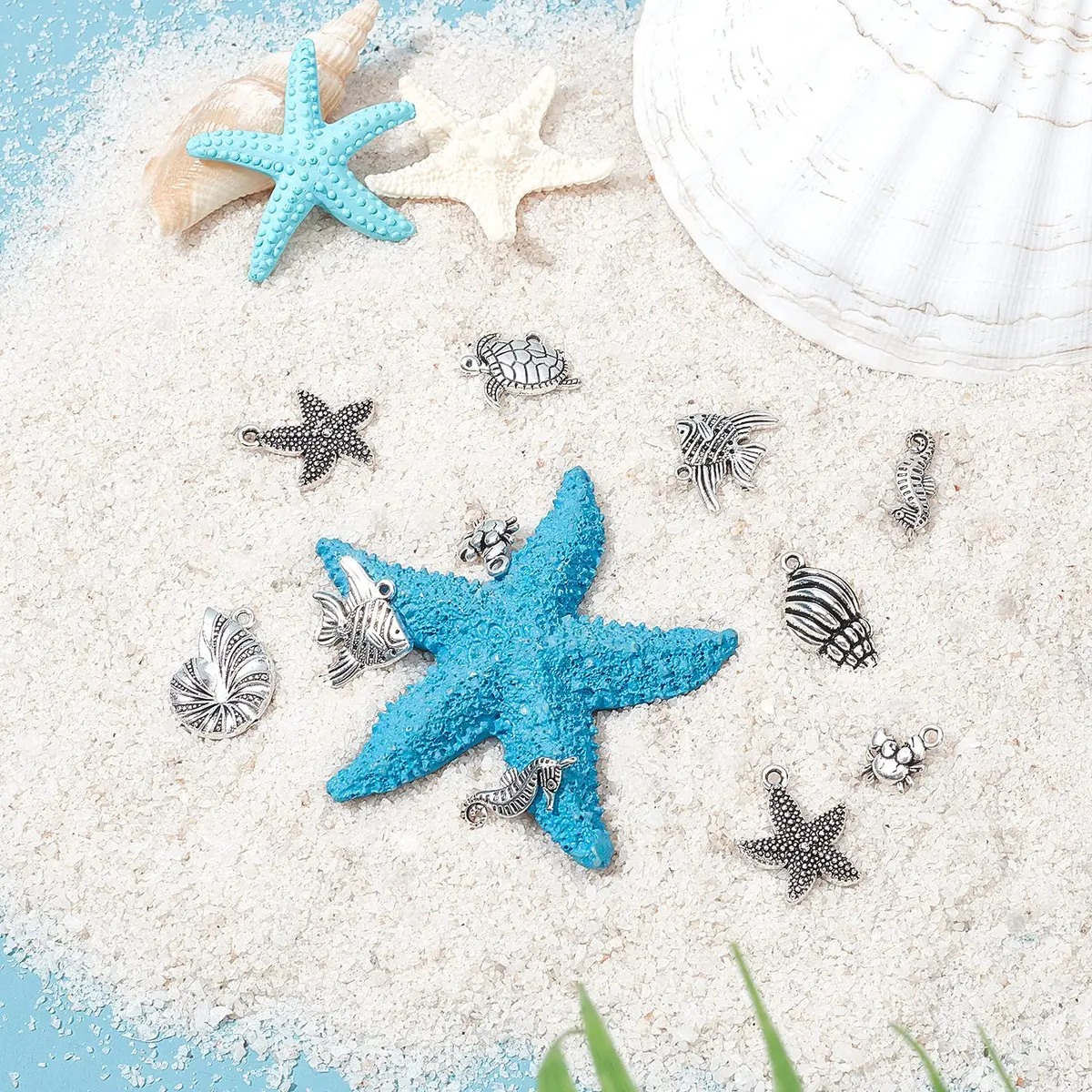 PH PandaHall Ocean Animal Charms 30pcs | Summer Sea Creatures Pendant for Jewelry - view 5