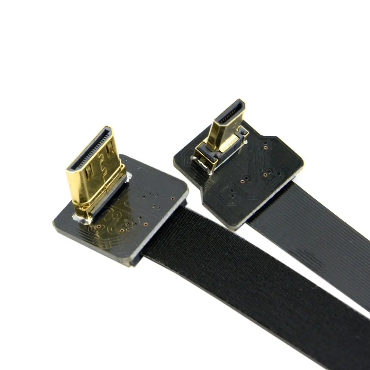 cablecc 90 Degree Down Angled FPV Micro HDMI to Mini HDMI Cable 20cm for GOPRO Multicopter - view 5