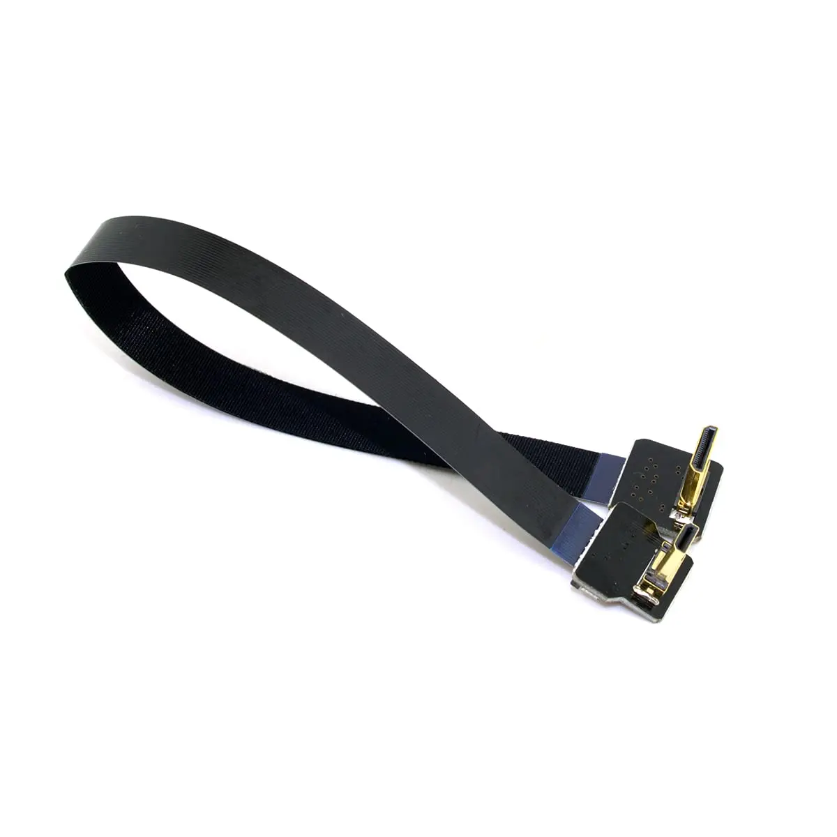 cablecc 90 Degree Down Angled FPV Micro HDMI to Mini HDMI Cable 20cm for GOPRO Multicopter - view 2