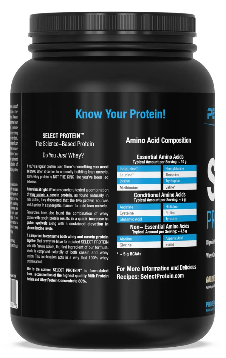 PEScience Select Protein Powder, Gourmet Vanilla, 27 Servings | Premium Milk Protein Blend for Lean Muscle - view 8