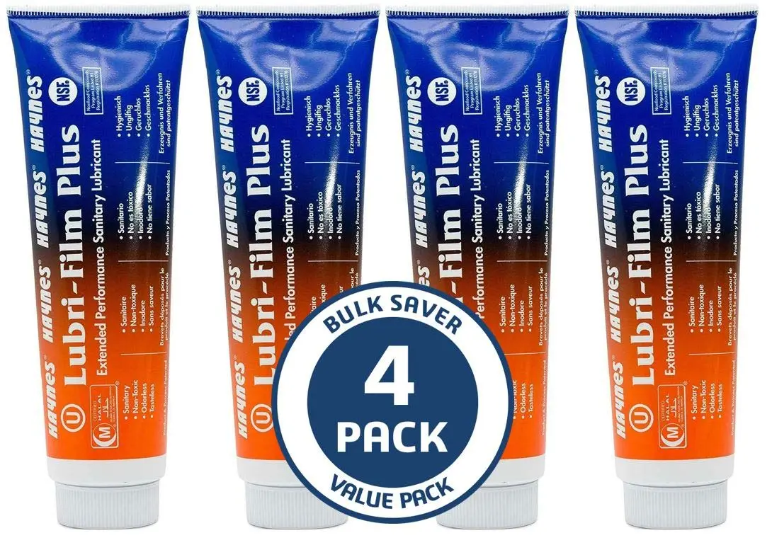 Haynes Lubri-Film Plus Food Grade Grease, 4 oz Tube Pack of 4 | Food Safe, FDA Ingredients, NSF H1 Certified - view 2