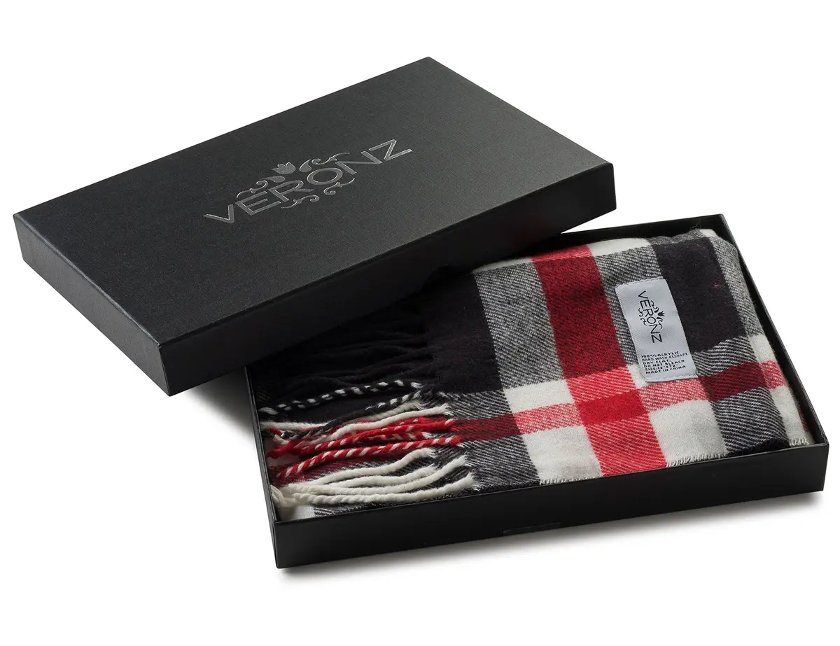VERONZ Classic Cashmere Feel Winter Scarf 71" x 12" | Luxurious Style for All Seasons - view 2