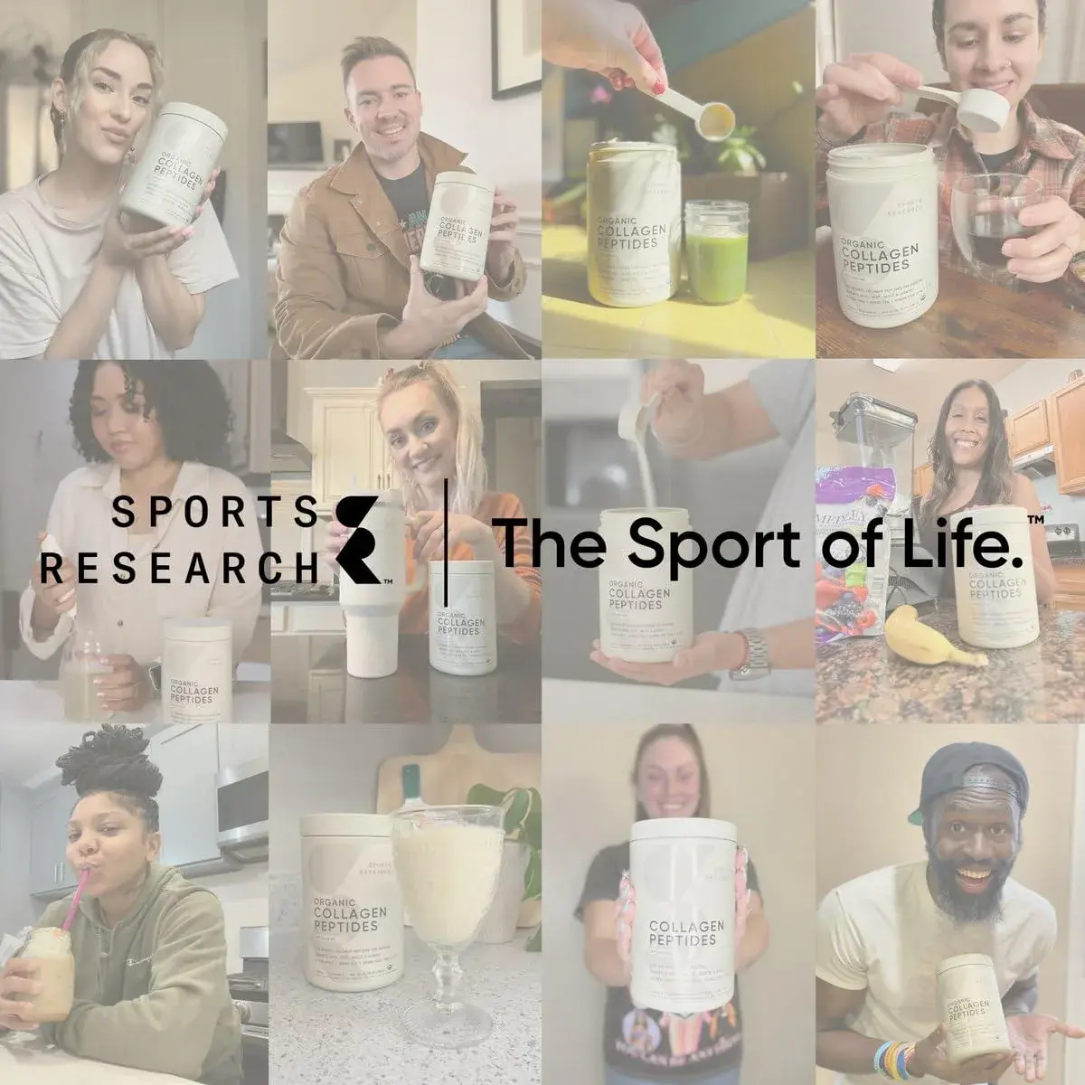 Sports Research Vanilla Collagen Peptides Protein Powder 480g (16.93oz) | 11g Type I & III Collagen per Scoop for Hair, Skin & Joints - view 8
