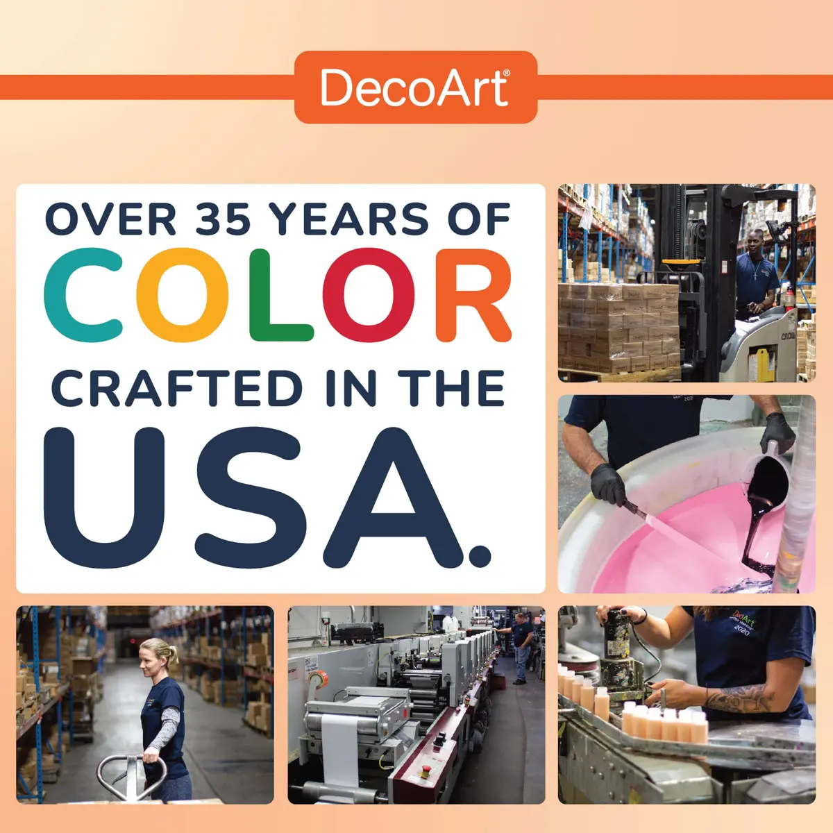 DecoArt Americana Acrylics Dazzling Metallics Paint Set 18 Colors 2 fl oz (50ml) Bottles | Non-Toxic Water-Based Craft Paint - view 6