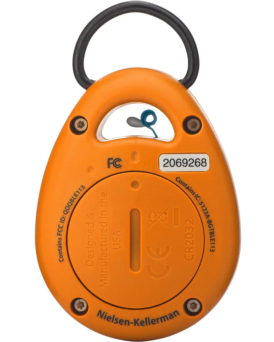 Kestrel Drop D2 Wireless Temperature Humidity Data Logger, Orange | 0.9cm (0.35in) x 1.8cm (0.7in) x 2.4cm (0.9in) - view 2