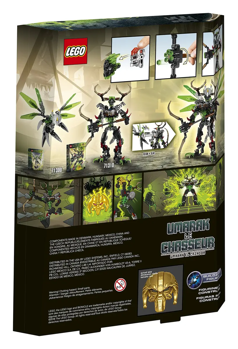 LEGO Bionicle Umarak The Hunter Building Kit 172 Piece | Creative Toy for Kids & Collectors - view 3