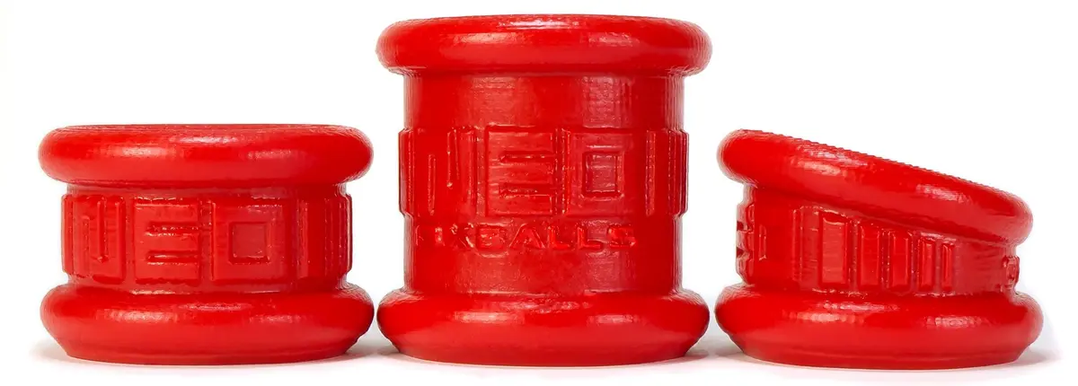 Oxballs NEO Tall Super-Stretchy Silicone Ball Stretcher Ring 100g (Red) | Comfort & Grip - view 5