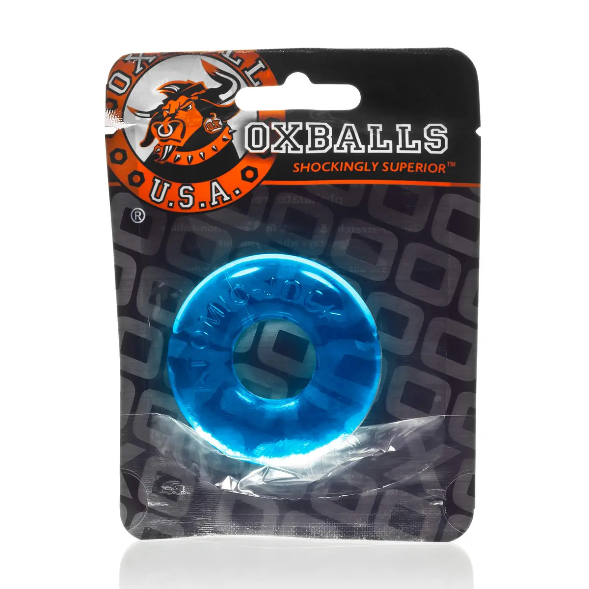 Oxballs DO-NUT-2 Cockring for Adults, Large (Ice Blue) - view 2