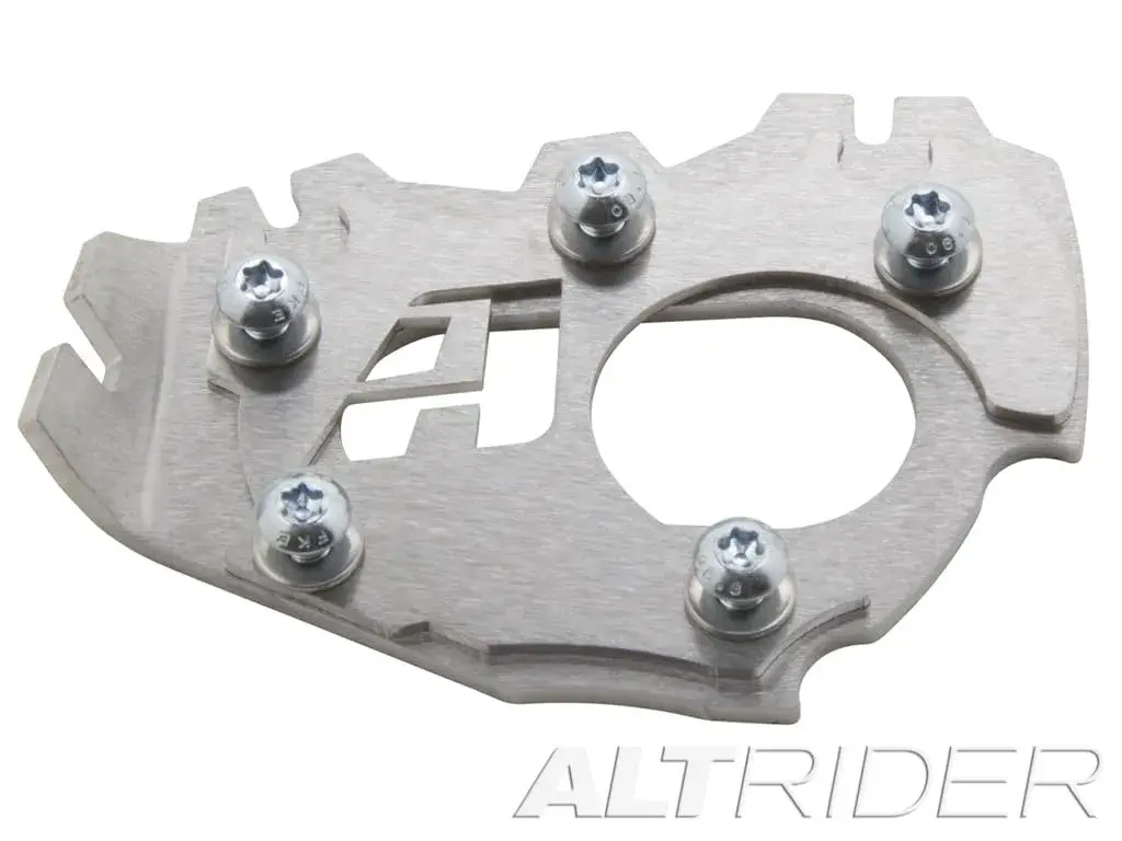 AltRider Side Stand Enlarger Foot for BMW R 1200 GS Adventure Water Cooled (Silver) | Prevents Sinking on Soft Terrain - view 5