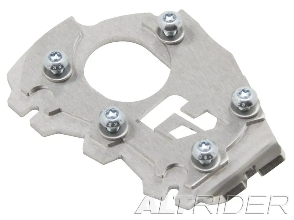 AltRider Side Stand Enlarger Foot for BMW R 1200 GS Adventure Water Cooled (Silver) | Prevents Sinking on Soft Terrain - view 6