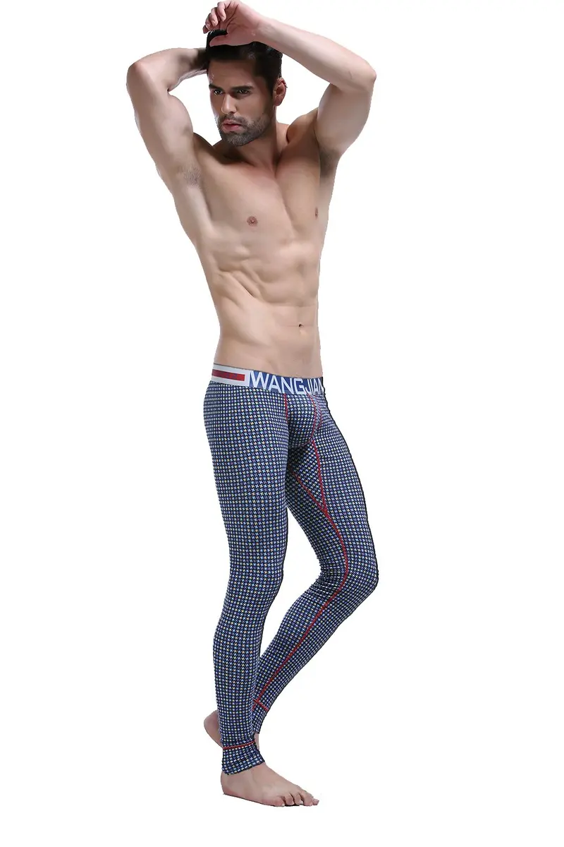 ARCITON Men's Low Rise Leggings Long Johns Thermal Pant 30-32 in Waist | Breathable, Body Contouring Fit (70-120 chars) - view 4