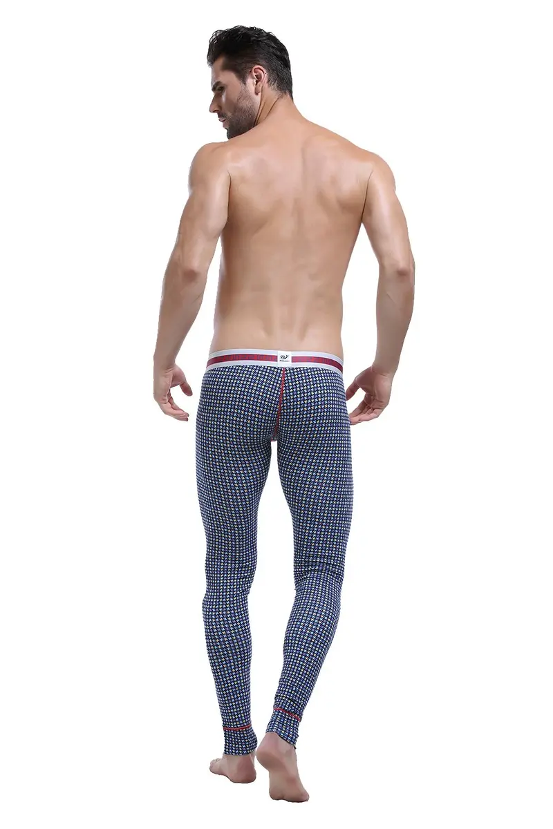 ARCITON Men's Low Rise Leggings Long Johns Thermal Pant 35-37" Waist | Body Contouring Comfort - view 5